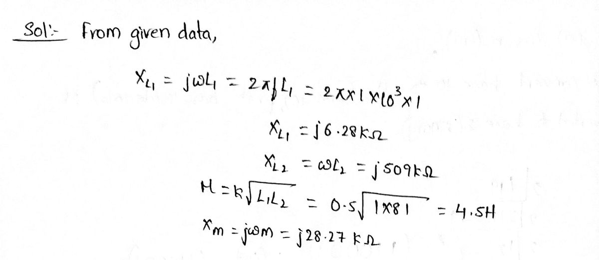 Electrical Engineering homework question answer, step 1, image 1